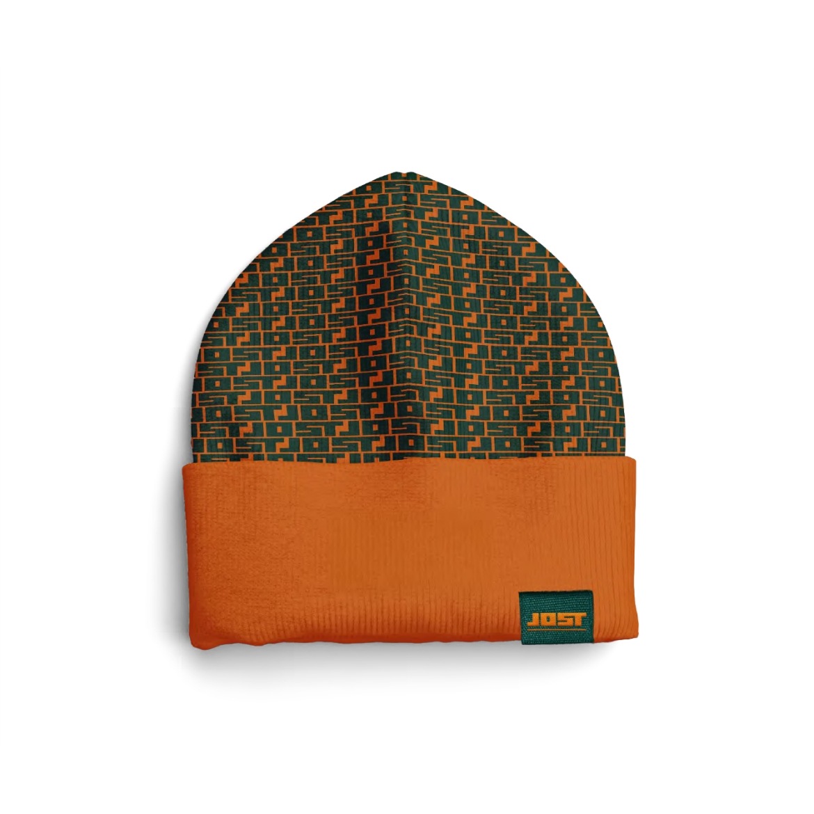 Bild von JOST Beanie, orange-grün