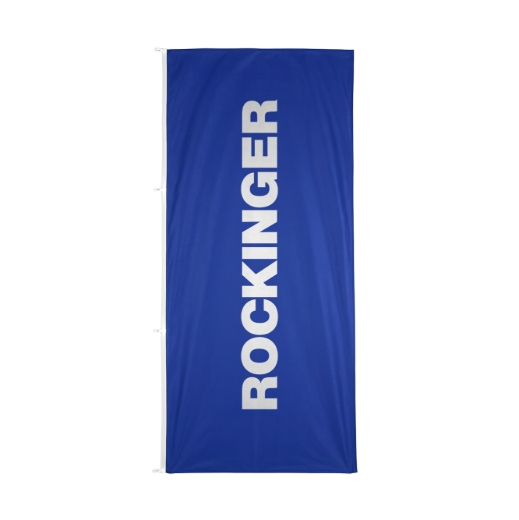 Bild von ROCKINGER blau Hissfahne 140 x 380