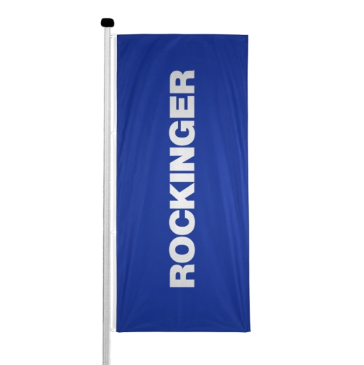 Bild von ROCKINGER blau Hissfahne 140 x 380