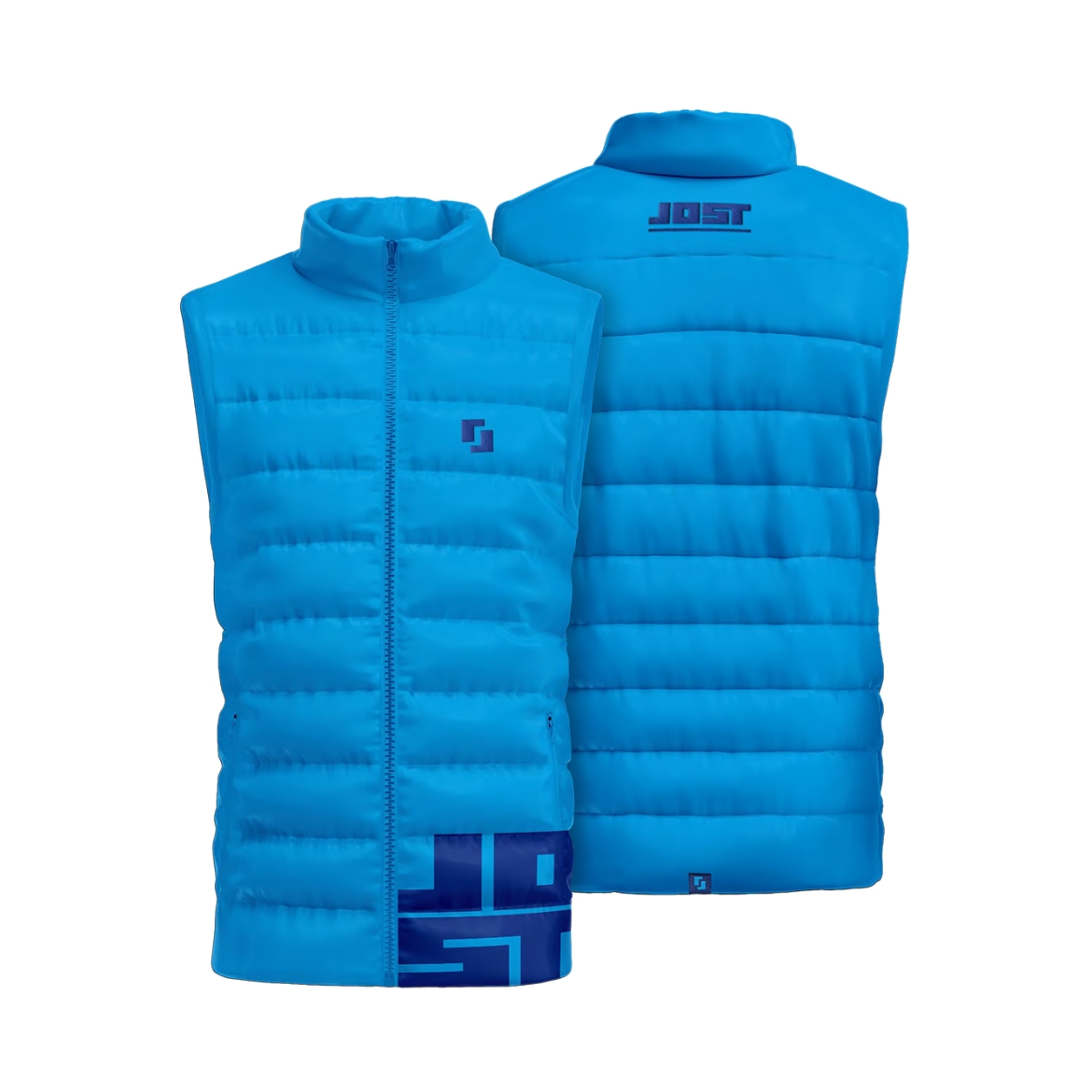 Bild von JOST World Collection Weste, cyan und blau